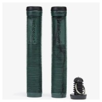 Грипсы WeThePeople PERFECT without flange 165mm Ø 29.5mm темно-зеленые с черными разводами, с брелком барендом