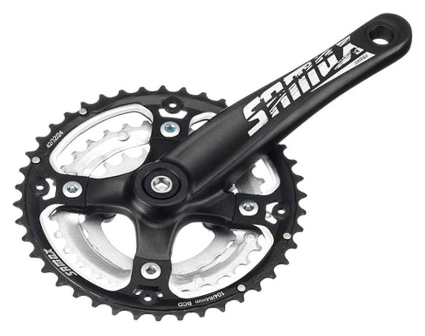 Шатуні велосипедні (комплект) Cycledesign AF26 SQR 44/32/22T Black (CK0649+) RCH_19797