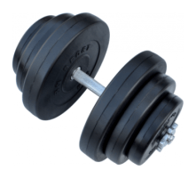 Композитная гантель RN-Sport 18 кг с хром грифом.