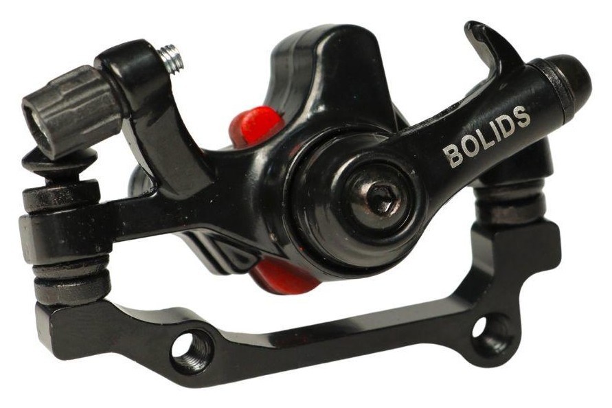 Тормоз дисковый задн. механ. 160мм BL-105R без ротора, с адапт. черный DISR-105