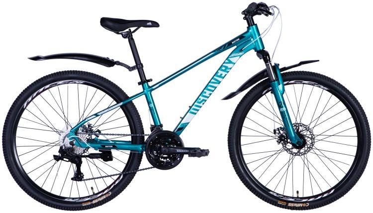 Велосипед AL 26" Discovery BASTION DD CS рама-13" бирюзовый 2025 OPS-DIS-26-616