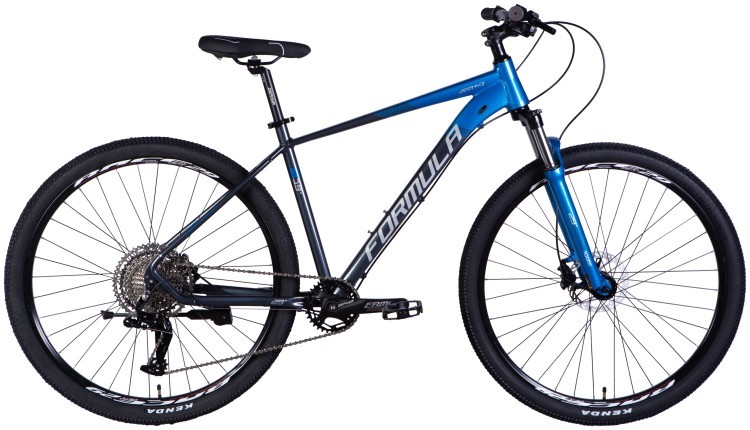 Велосипед AL 29" Formula ZEPHYR PRO HDD рама-19" сине-серый 2025 OPS-FR-29-385