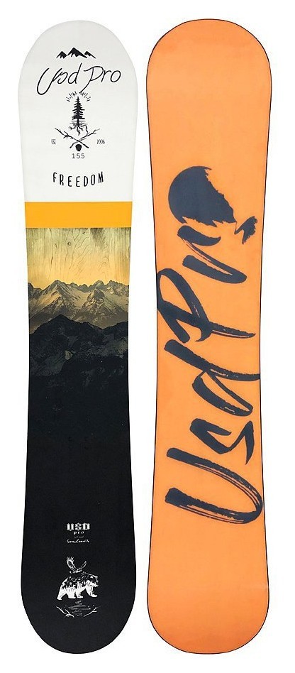 Сноуборд USD Pro FREEDOM 159 Black/Orange (USB19M2P) RCH_20848
