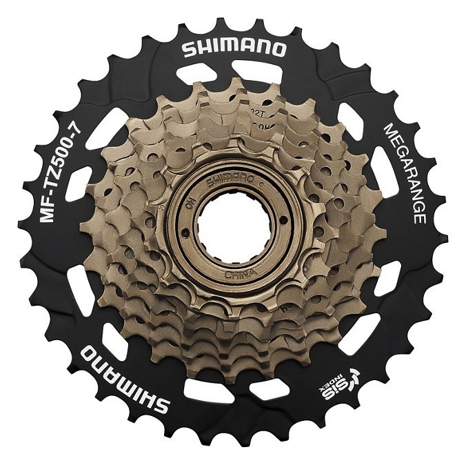 Касета для велосипеда Shimano MF-TZ500 7S 14-28T Black/brown (AMFTZ5007428) RCH_19970