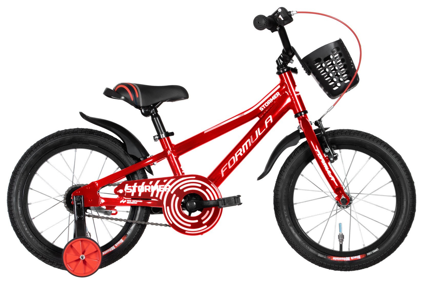 Велосипед AL 16" Formula Kid STORMER BH рама-8,5" красный 2026 OPS-FRK-16-245