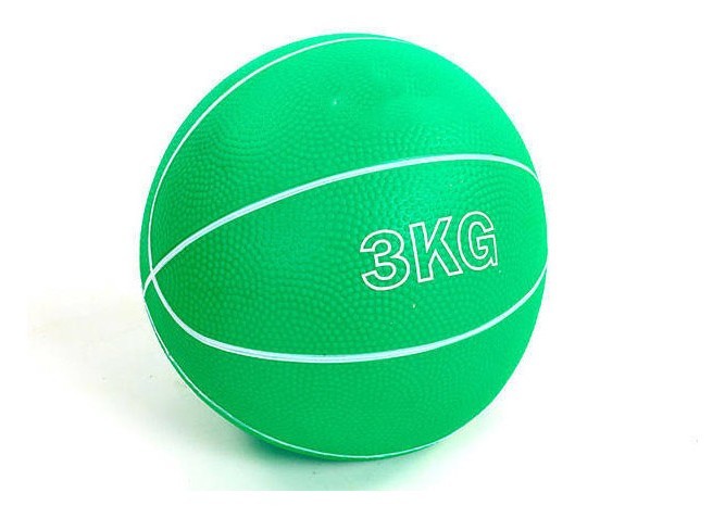 Медбол EasyFit RB 3 кг (медичний м'яч-слембол без відскоку) EFIT_EF-8407-3