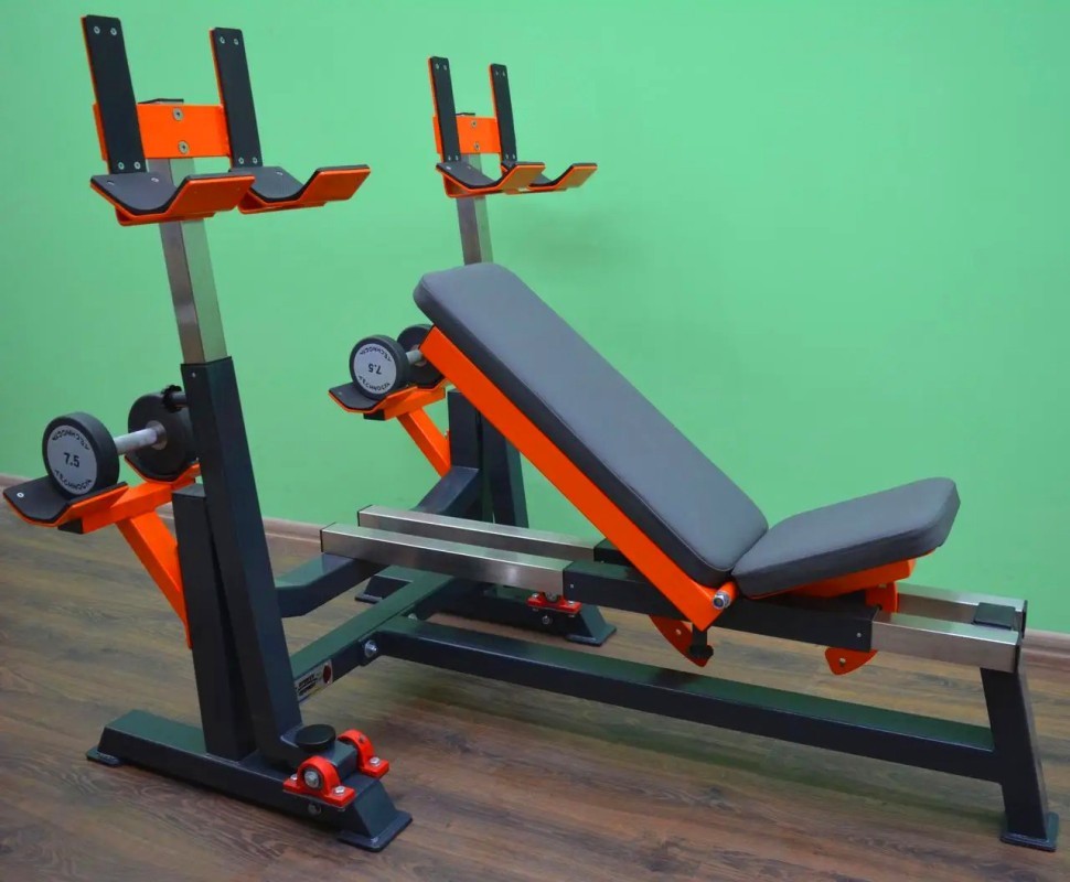 Скамейка Жим под углом вверх, вниз и горизонтальная "Качели" RNS_ЕС-61