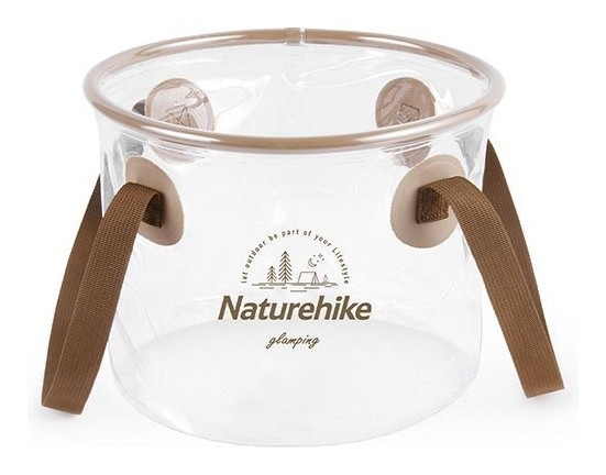 Складаний контейнер для води з ПВХ Naturehike NH20SJ040, 20л, прозорий FNR_6975641886747