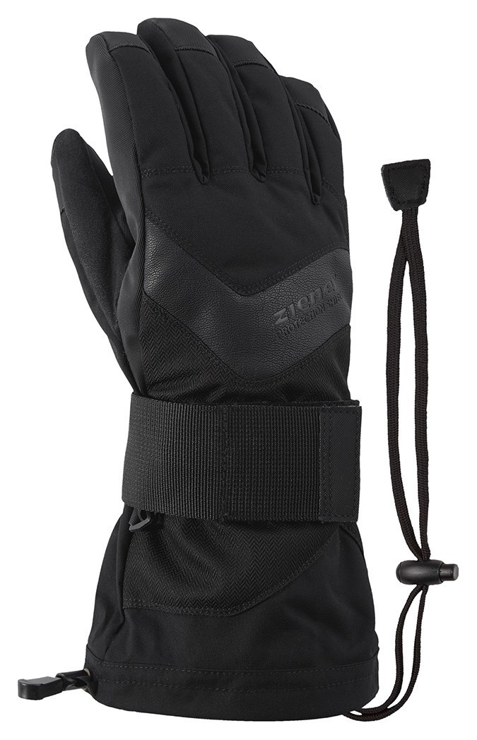 Ziener рукавички із захистом зап'ястя Milan black heringbone 10 111055-937-10