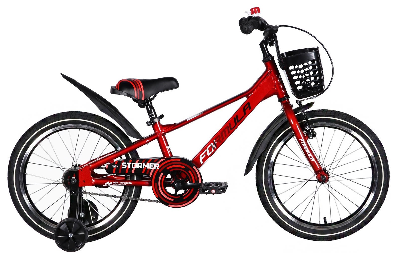 Велосипед AL 18" Formula Kid STORMER BH рама-9" красный 2026 OPS-FRK-18-177