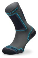 Носки для роликов женские Rollerblade PERFORMANCE SOCKS W M Grey/water green (06A56500)