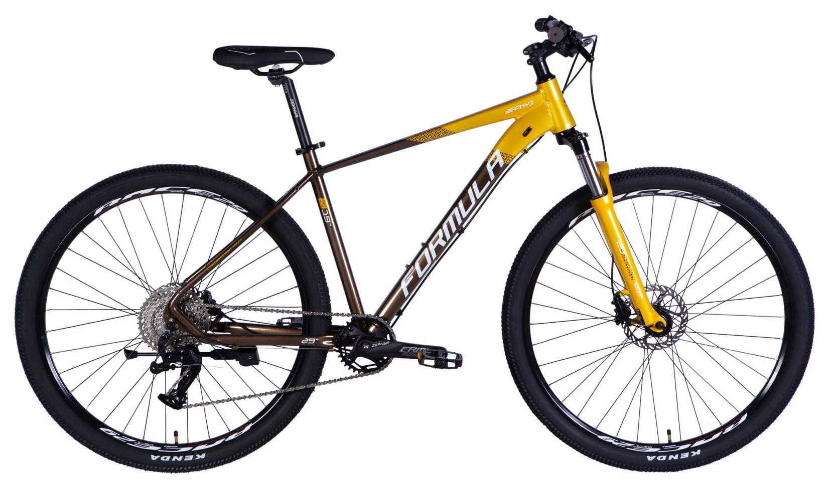 Велосипед AL 29" Formula ZEPHYR 1.0 HDD рама-19" золотисто-коричневый 2026 OPS-FR-29-450
