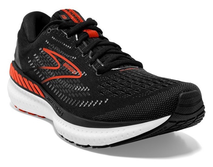 Кроссовки мужские Brooks GLYCERIN GTS 19 M 44.5 (10.5US) 075 Black/grey/red clay (1103571D075) RCH_15023