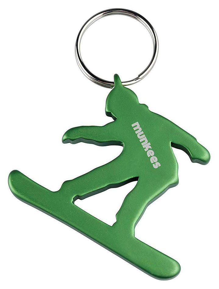 Munkees 3495 брелок-відкривачка Snowboarder green 3495-GR