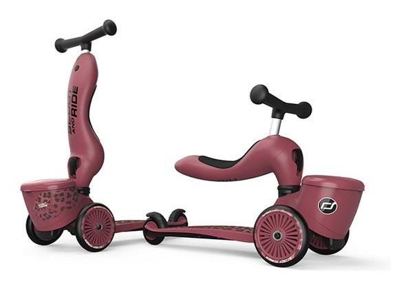 Самокат Scoot and Ride серии Highwaykick-1 Lifestyle вишневый, 1-5лет DWT_SR-210621-WILDCAT