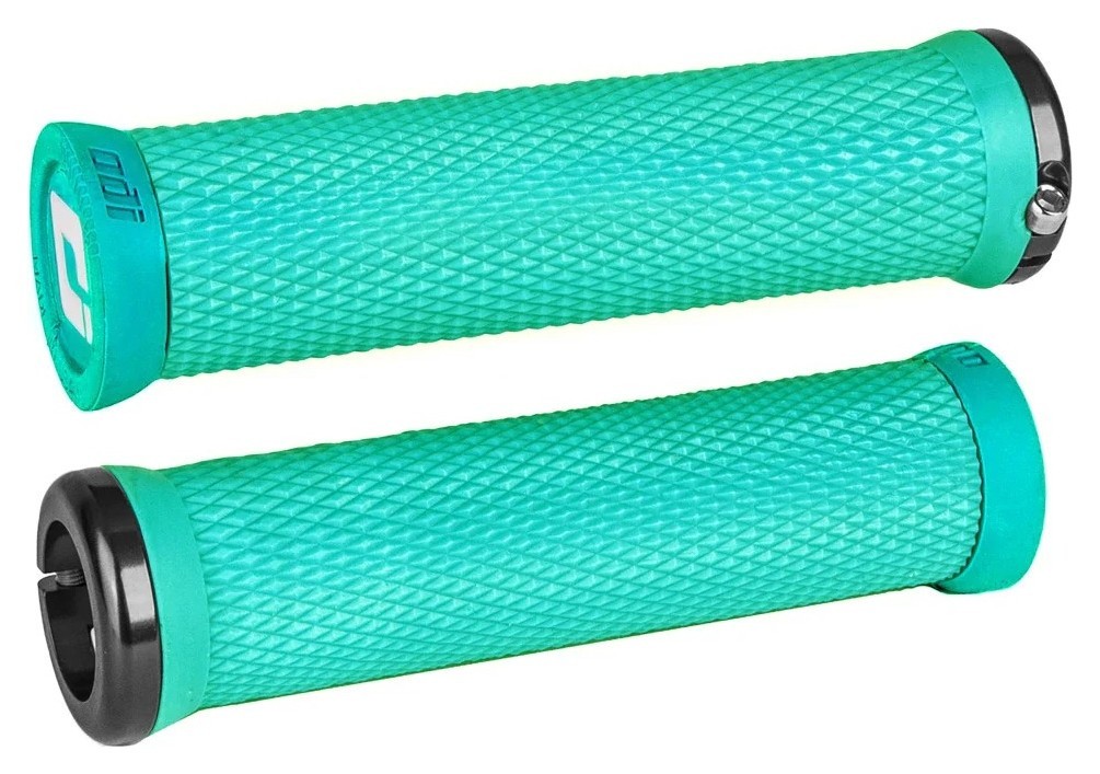 Грипси ODI Elite Motion, V2.1 Lock-On, Mint w/Black Clamp, м'ятні із чорними замками OBOD_D33MTMN-B