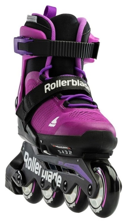 Ролики дитячі Rollerblade Microblade Black Purple 2023 07221900-9C4-36.5-40