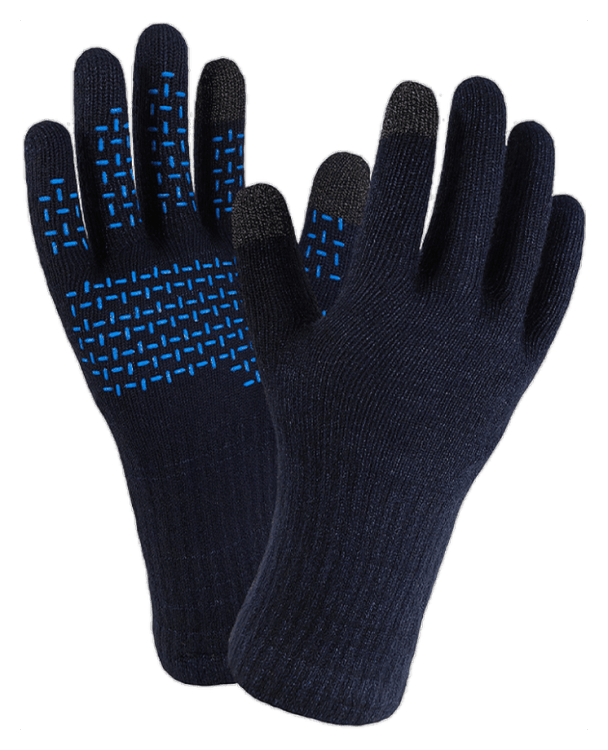 Рукавички водонепроникні Dexshell ThermFit 3.0 Gloves, темно-блакитні, розмір L FNR_DG12402HTB-L