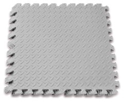 Татамі мат EasyFit SwallowTail 4 шт (60х60х1 см) пазл хвіст ластівки сірий