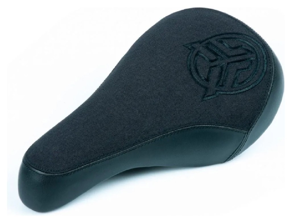 Сидение Federal Mid Stealth Logo - черная комбинированная ткань/кожа с черным вышитым логотипом VELD_SEFE019-BK5-0000