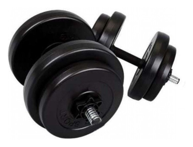 Две разборные гантели RN 8 кг с покрытием ABS+Эспандер в подарок. RNS_BD-8