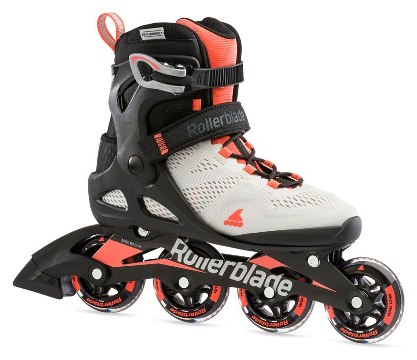 Роликові коньки для дорослих Rollerblade MACROBLADE 80 W 35 (5US) 220мм Glacier grey/coral (07100700) RCH_12990