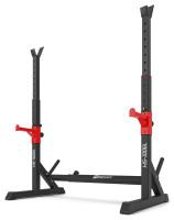 Стойки для штанги HS-1006L Черный/красный