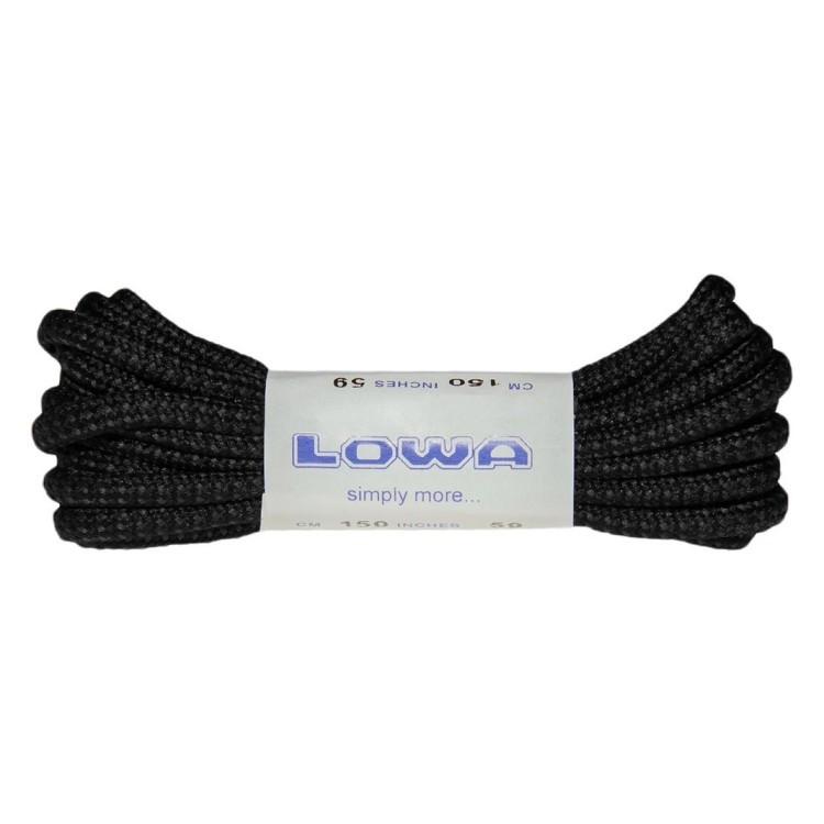 Шнурки LOWA ATC Mid 150 cm black-black 830584-9999