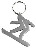 Munkees 3495 брелок-відкривачка Snowboarder grey