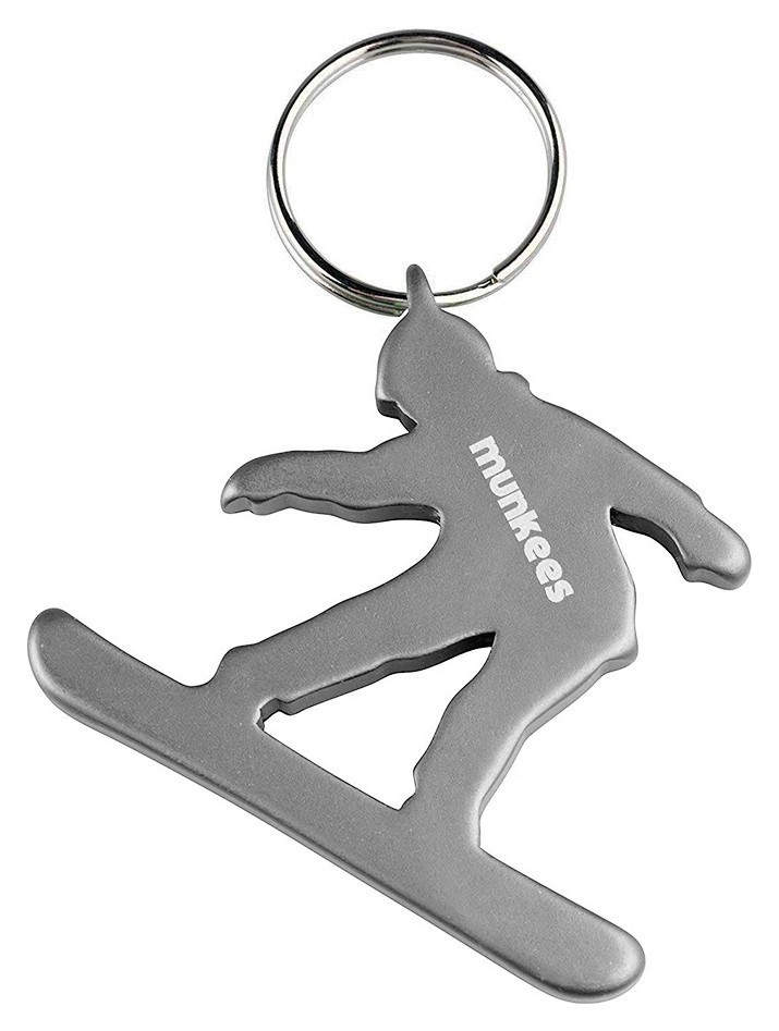 Munkees 3495 брелок-відкривачка Snowboarder grey 3495-GY