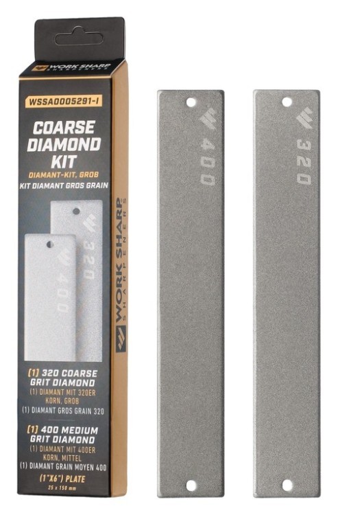 Work Sharp набор сменных пластин Coarse Diamond (320/400) для точилки WSBCHPAJ-PRO, 2 шт FNR_WSSA0005291-I