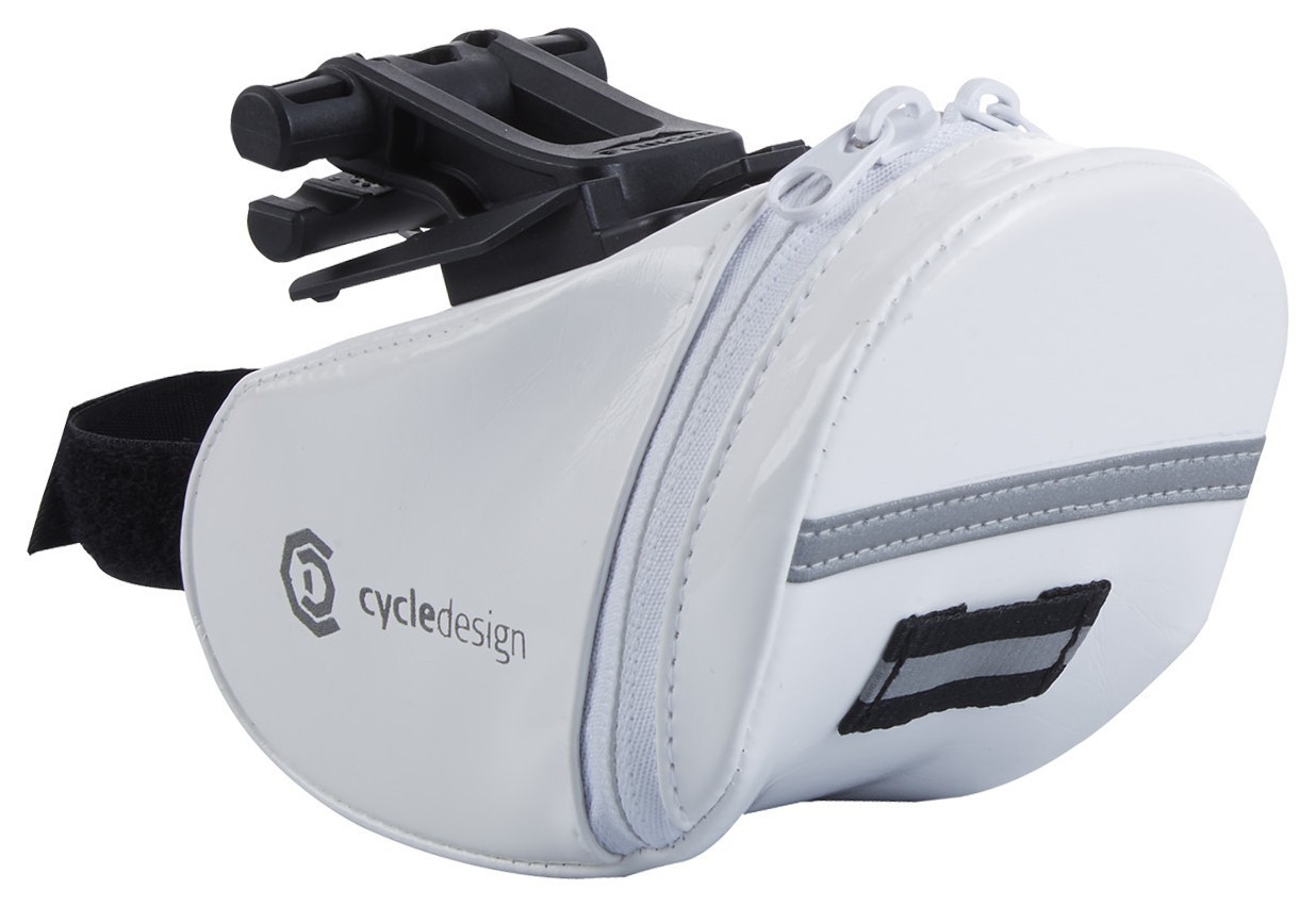 Сумка подседельная Cycledesign QR PU White (BG0138) RCH_14419