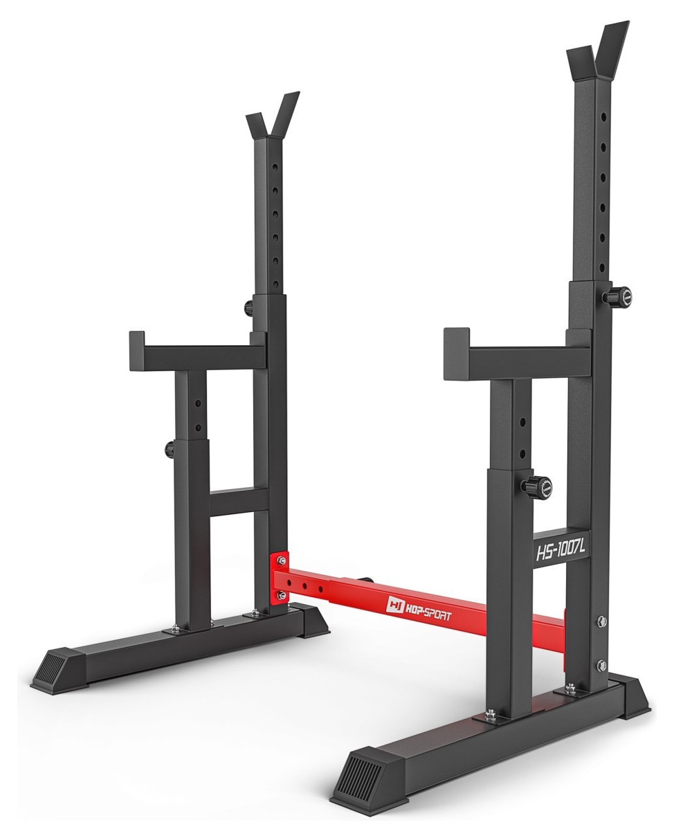 Стойки для штанги HS-1007L Черный/красный RNS_5902308225732
