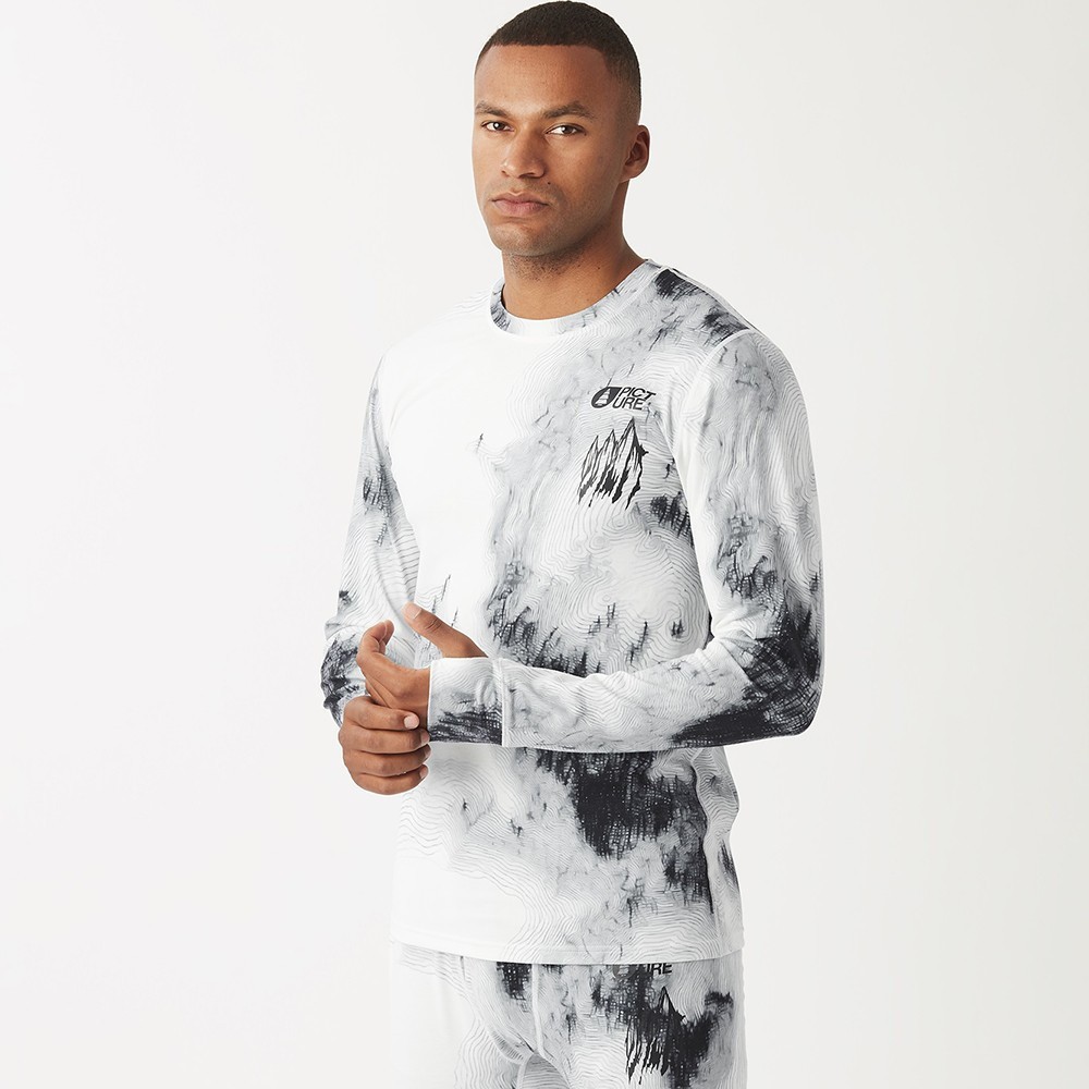 Picture Organic термобрюки Lhotse Printed snowy pine print L LG0099B-L