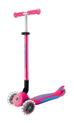 Самокат GLOBBER серії ELITE LIGHTS, фуксія, колеса з підсвіткою, 50кг, 3+ DWT_439-610-3