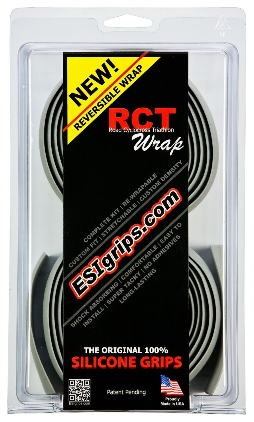 Обмотка руля ESI RCT Wrap Gray (серая) OBOD_RWGRY