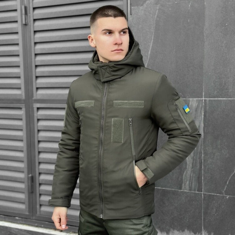 чоловіча зимова Куртка з капюшоном Pobedov Winter Jacket Motive ЗИМА POB_00000000396