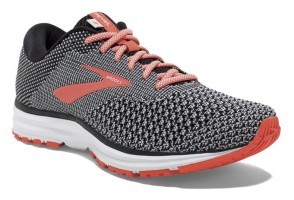 Кроссовки женские Brooks REVEL 2 W 40 (8.5US) Black/light grey/coral (1202811B072)