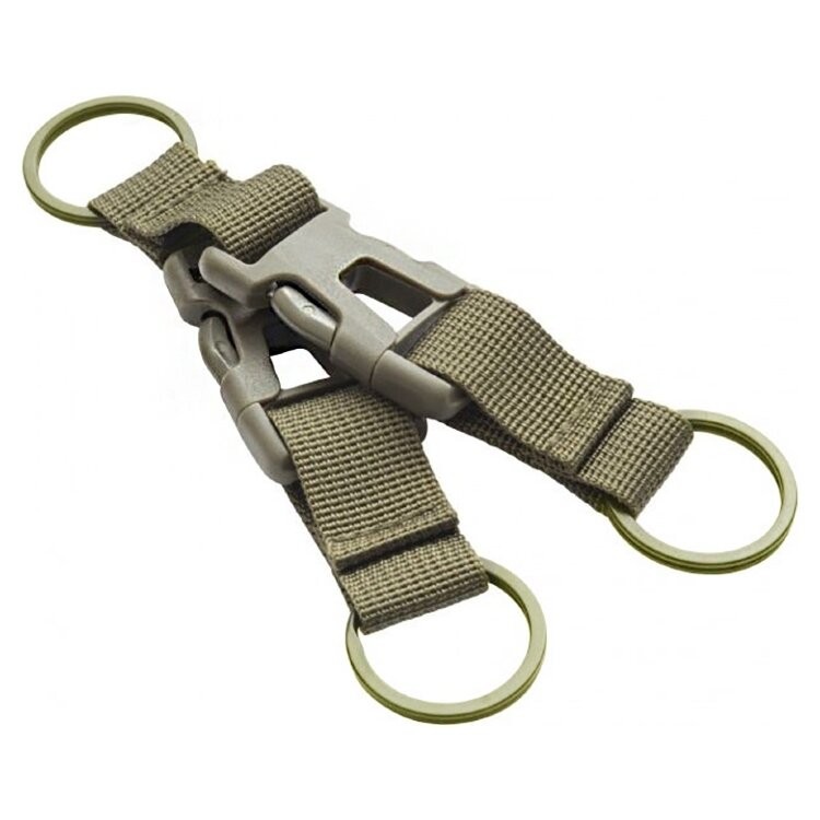 Munkees 3688 брелок-фастекс Detachable Key Fob khaki 3688-KH