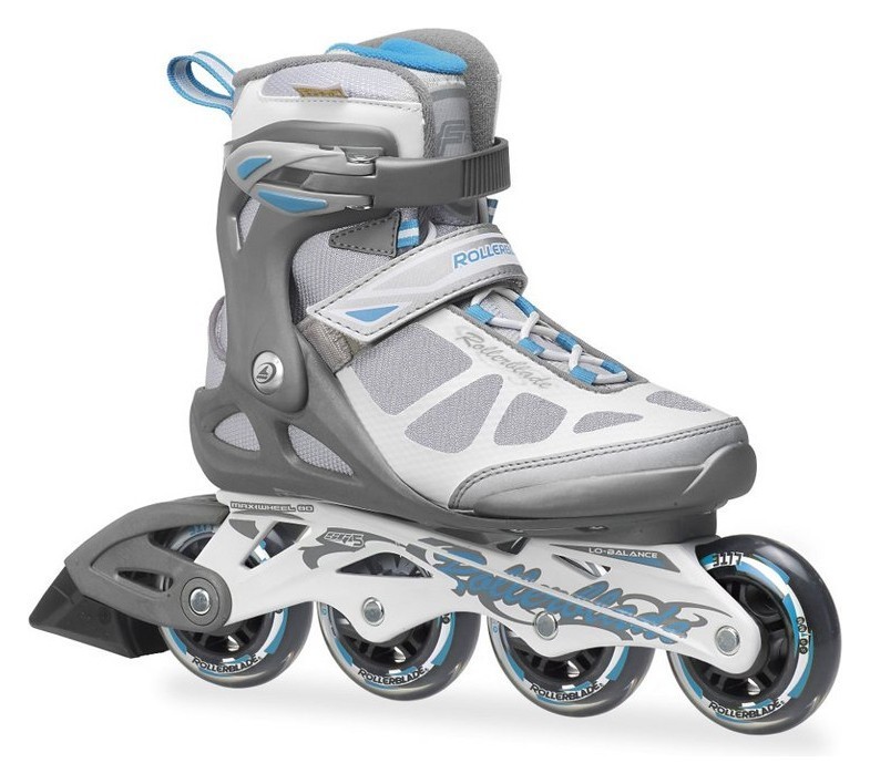 Роликовые коньки для взрослых Rollerblade MACROBLADE W 37 (6.5US) 235мм Anthracite/light blue (07356700 9A6) RCH_11008