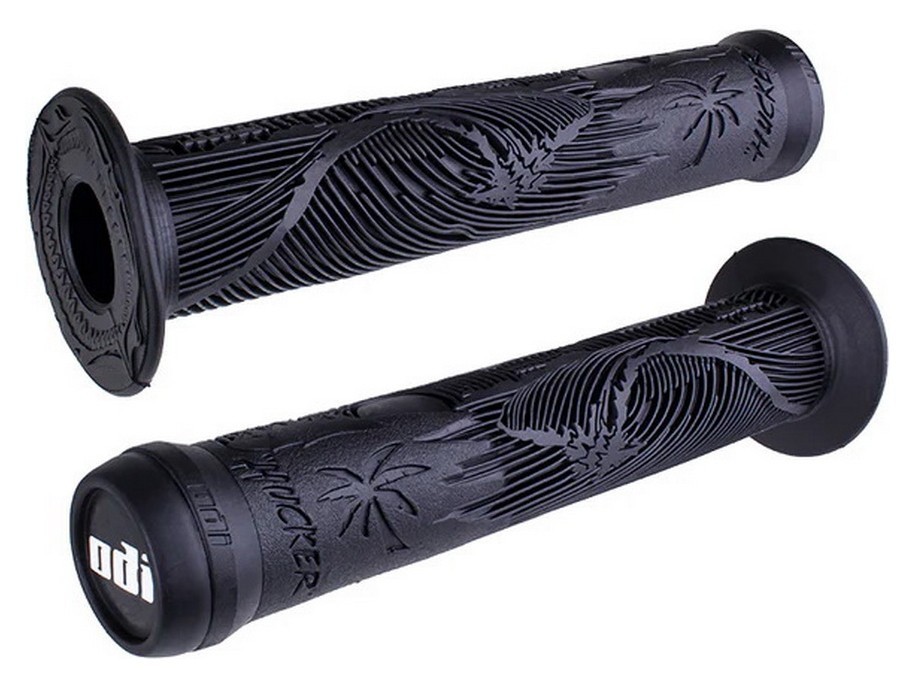 Гріпси ODI Hucker Signature 160mm w/Flange Black OBOD_F01HFB