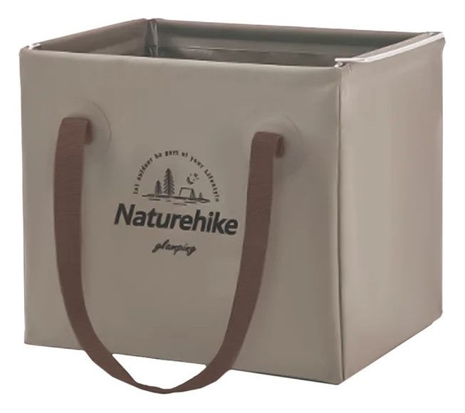 Складаний контейнер для води з ПВХ Naturehike CNH22SN002, 20л, світло-коричневий FNR_6927595795132