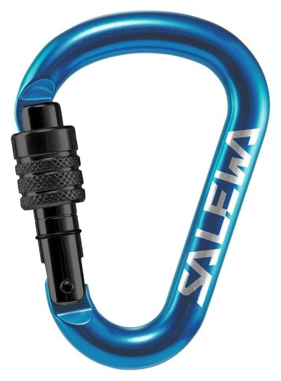 Карабін Salewa HMS Screw G2 Small Black Blue 013.003.1315