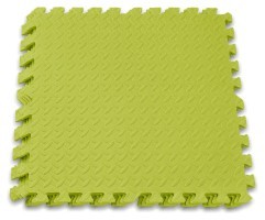 Татамі мат EasyFit SwallowTail 4 шт (60х60х1 см) пазл хвіст ластівки жовтий