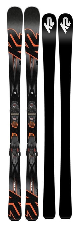 Ліжі гірські комплект K2 IKONIC 84+M3 12 TCX LIGHT QUIKCLIK 170см Black/grey/orange (10C0006.242.1+10C1003.142.1) RCH_17694