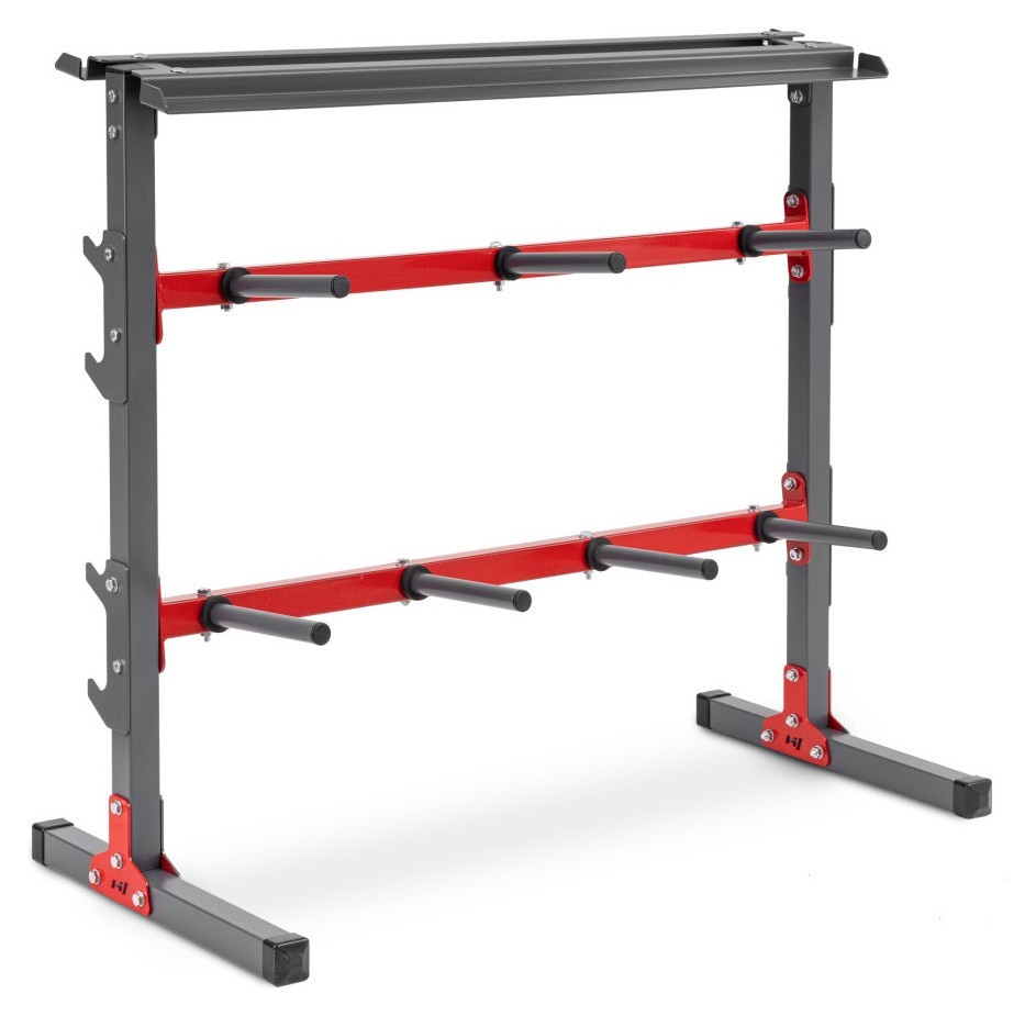 Стойки под диски, грифы и гантели HS-1007A Черный/красный RNS_5902308213562