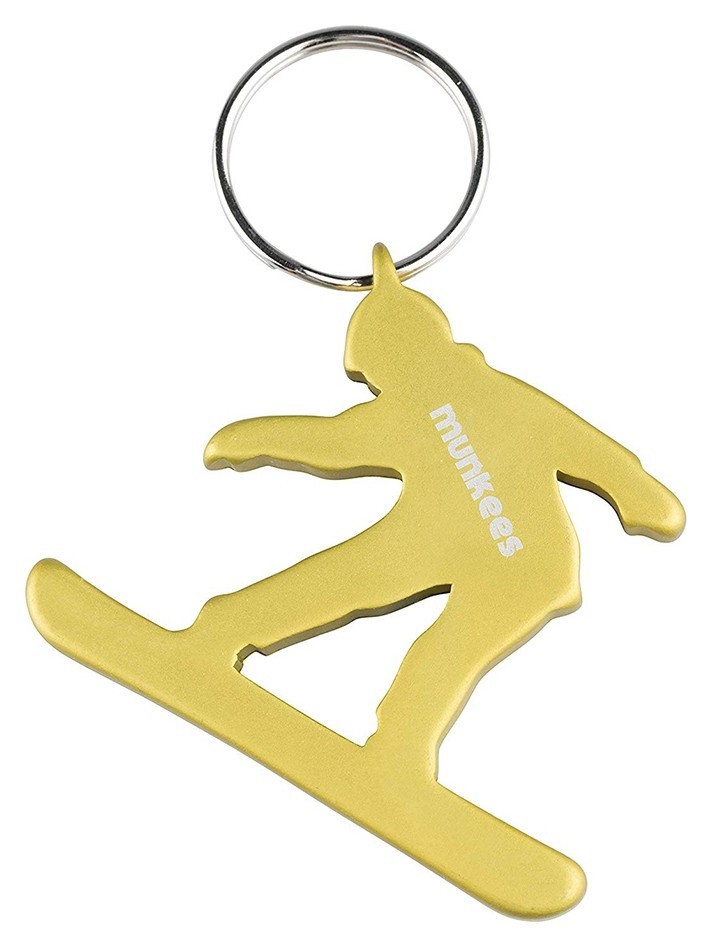 Munkees 3495 брелок-відкривачка Snowboarder yellow 3495-YL