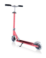 Самокат GLOBBER серии FLOW ELEMENT LIGHTS, розовый, колеса с подсветкой, до 100кг, 5+, 2 колеса