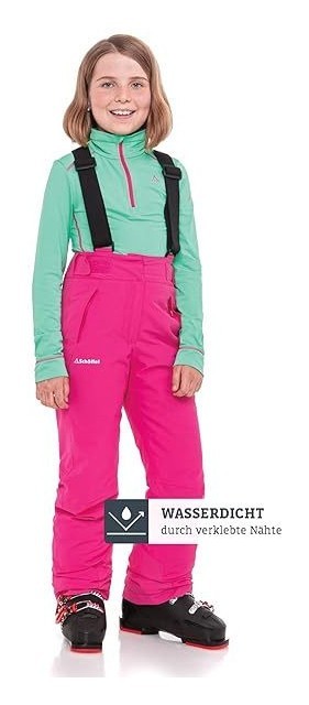 Брюки лыжные утепленные для девушек Schoeffel SKI PANTS BIARRITZ2 152 Pink yarrow 3030 (10-30196) V RCH_20773