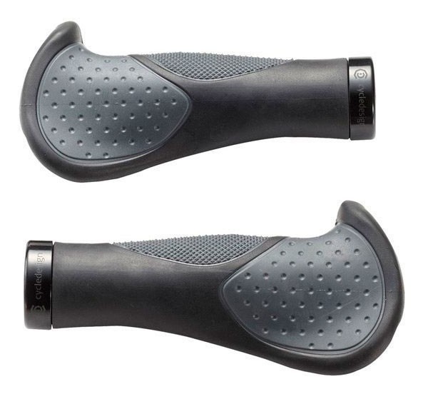 Грипсы для велосипеда Cycledesign ERGO LOCK-ON 139 мм Black/grey (GP0041) RCH_19661